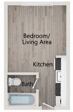 Studio Micro 308 floor plan